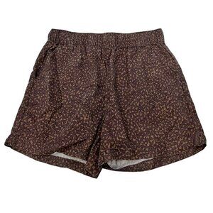 Social Standard By Sanctuary Womens Pull On Animal Print Shorts Medium Pockets